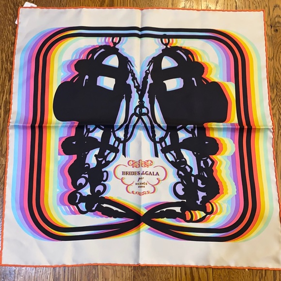 Hermes Accessories - - Hermes scarf 45cm square brides de gala